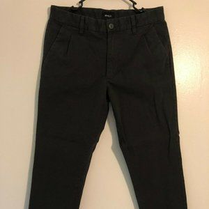 RVCA Chaos Flood Chino Pant. Size 30 Waist 27 Inseam. Black